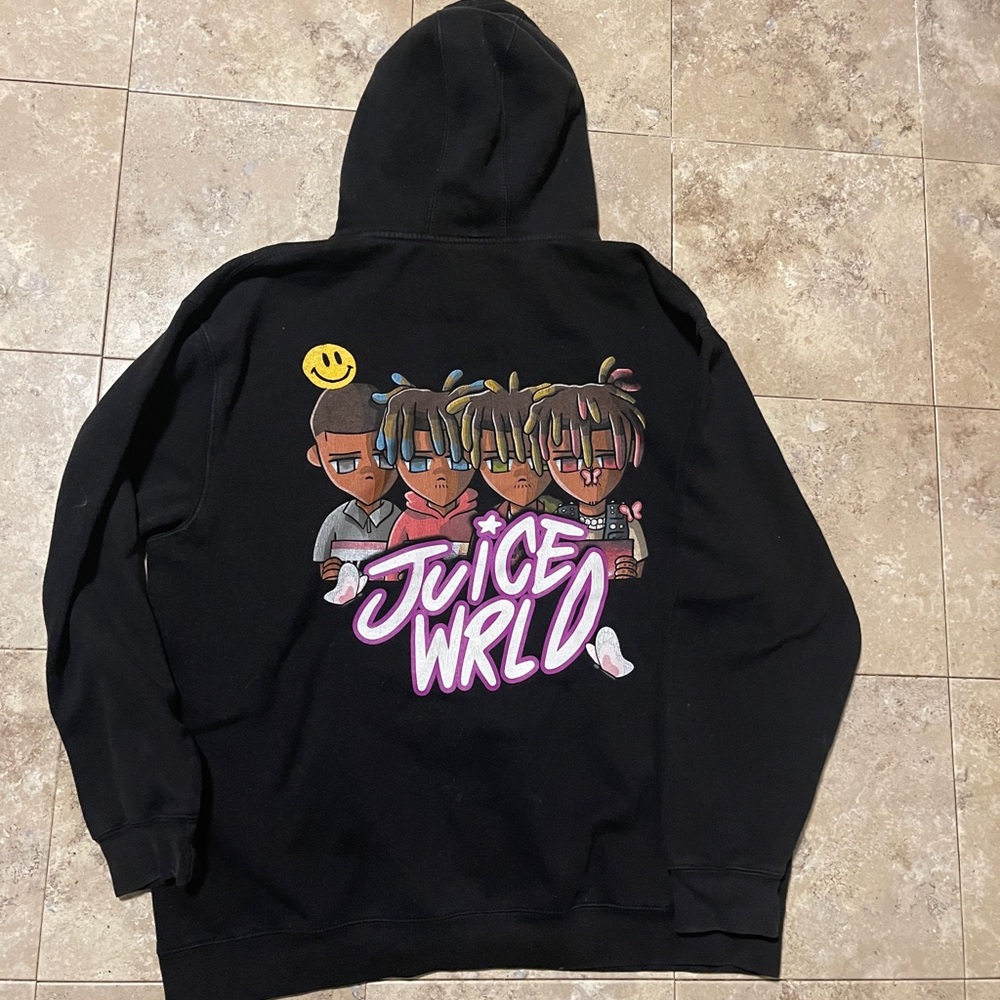Juice WRLD Black Graphic Hoodie